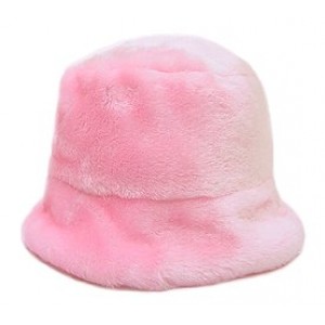 Hats – 12 PCS Faux Mink Reversible Bucket Hat - HT-514MPK